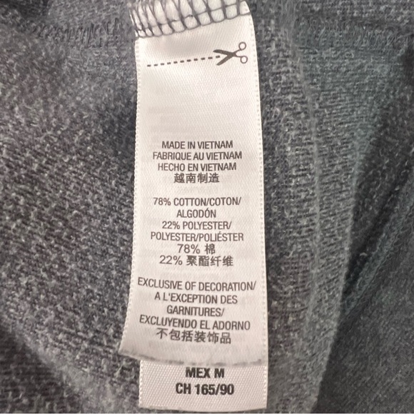 Juicy couture grey zip up sweater fuzzy print logo on back with white sequins - Picture 9 of 9